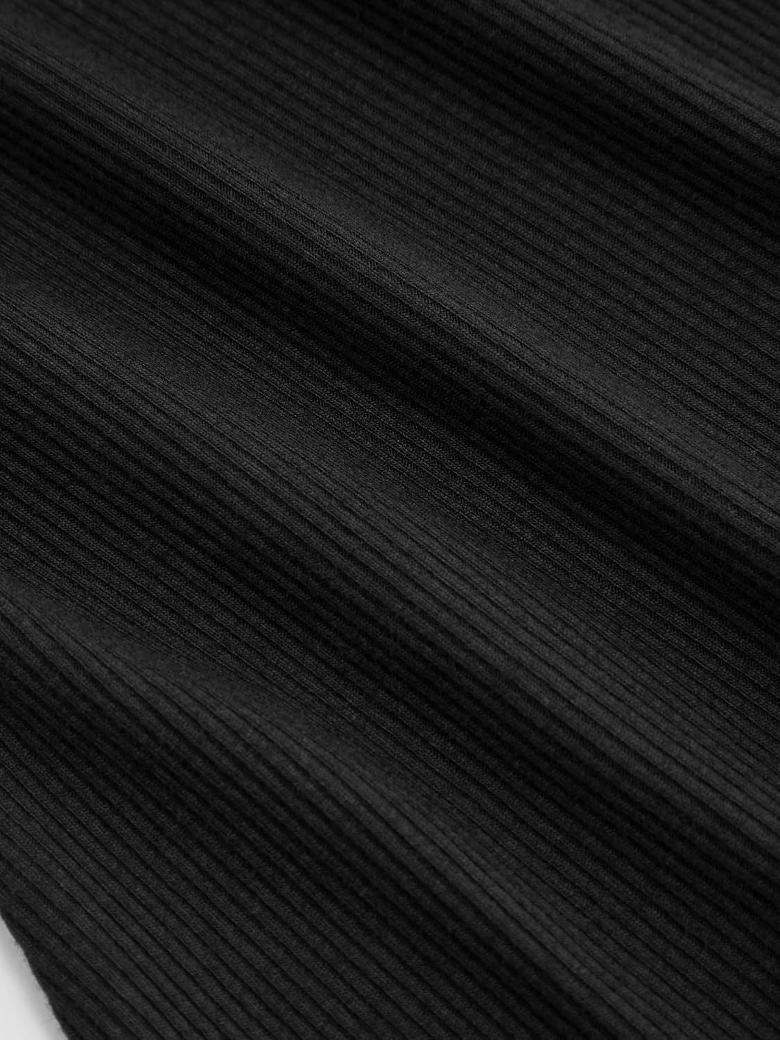 CIDER Women Ribbed Knit V Neck Top Long Sleeve Button down Blouse image number 4