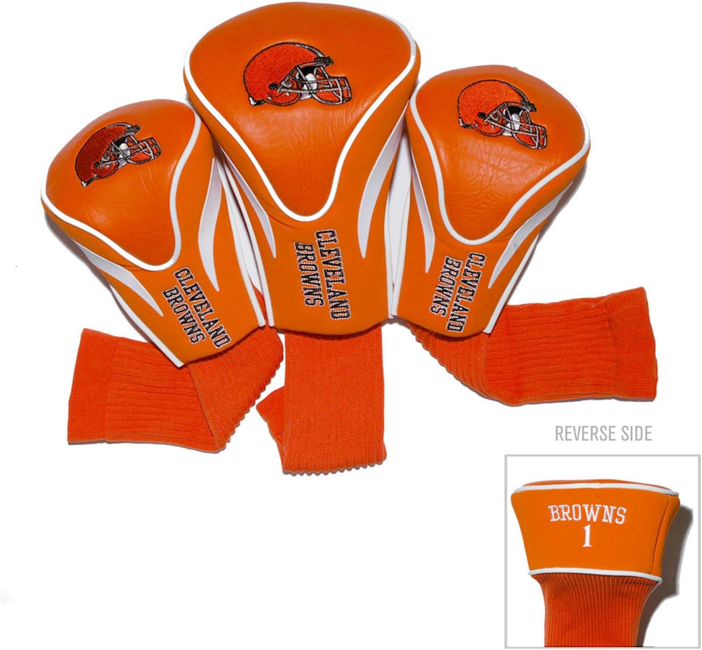 Team Golf NFL Numbered 1, 3, & X, Fits Oversized Drivers, Utility, Rescue & Fairway Clubs, Velour Lined for Extra Club Protection image number 2