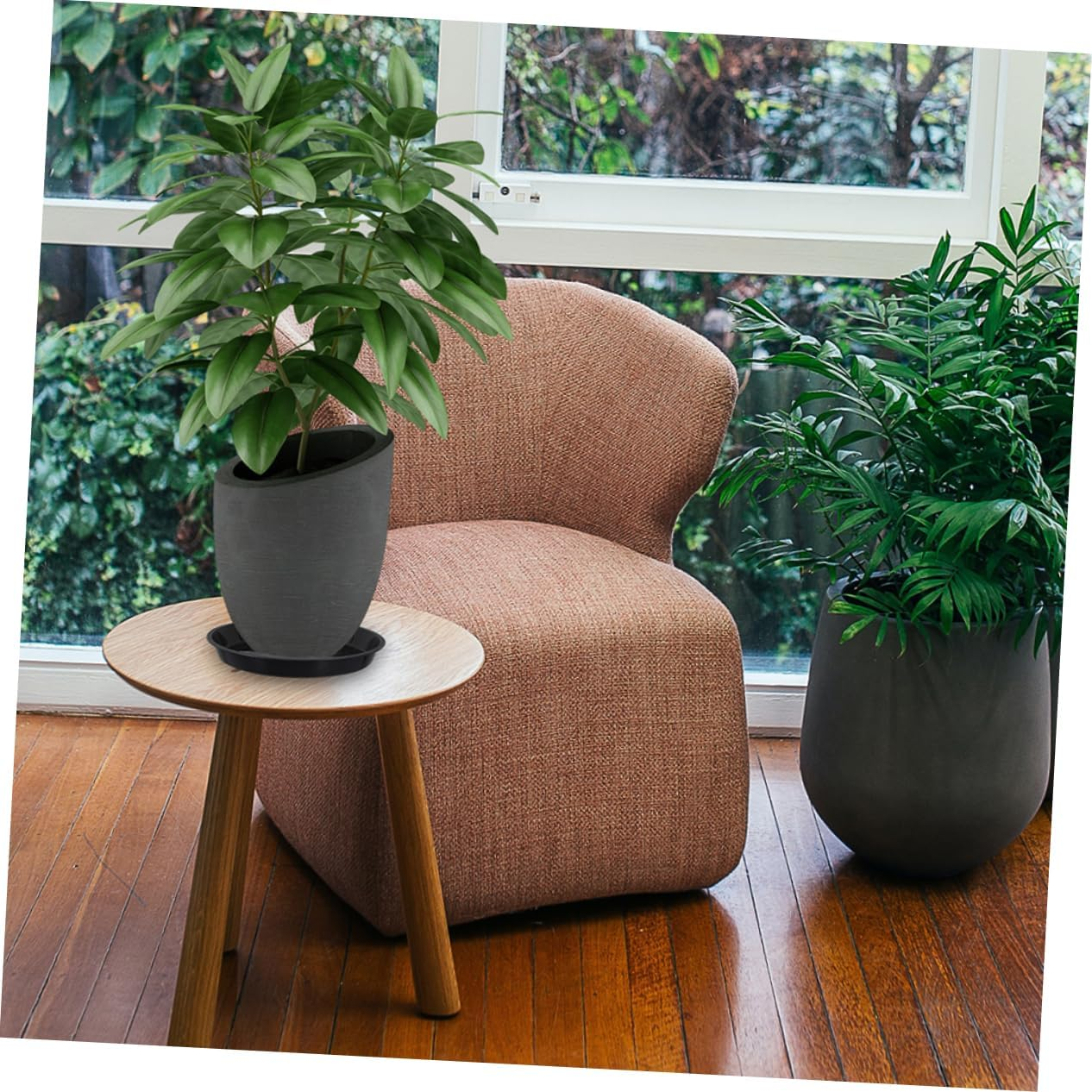 8Pcs Plant Saucers Plant Trays Drainage Versatile for Indoor Gardening image number 4