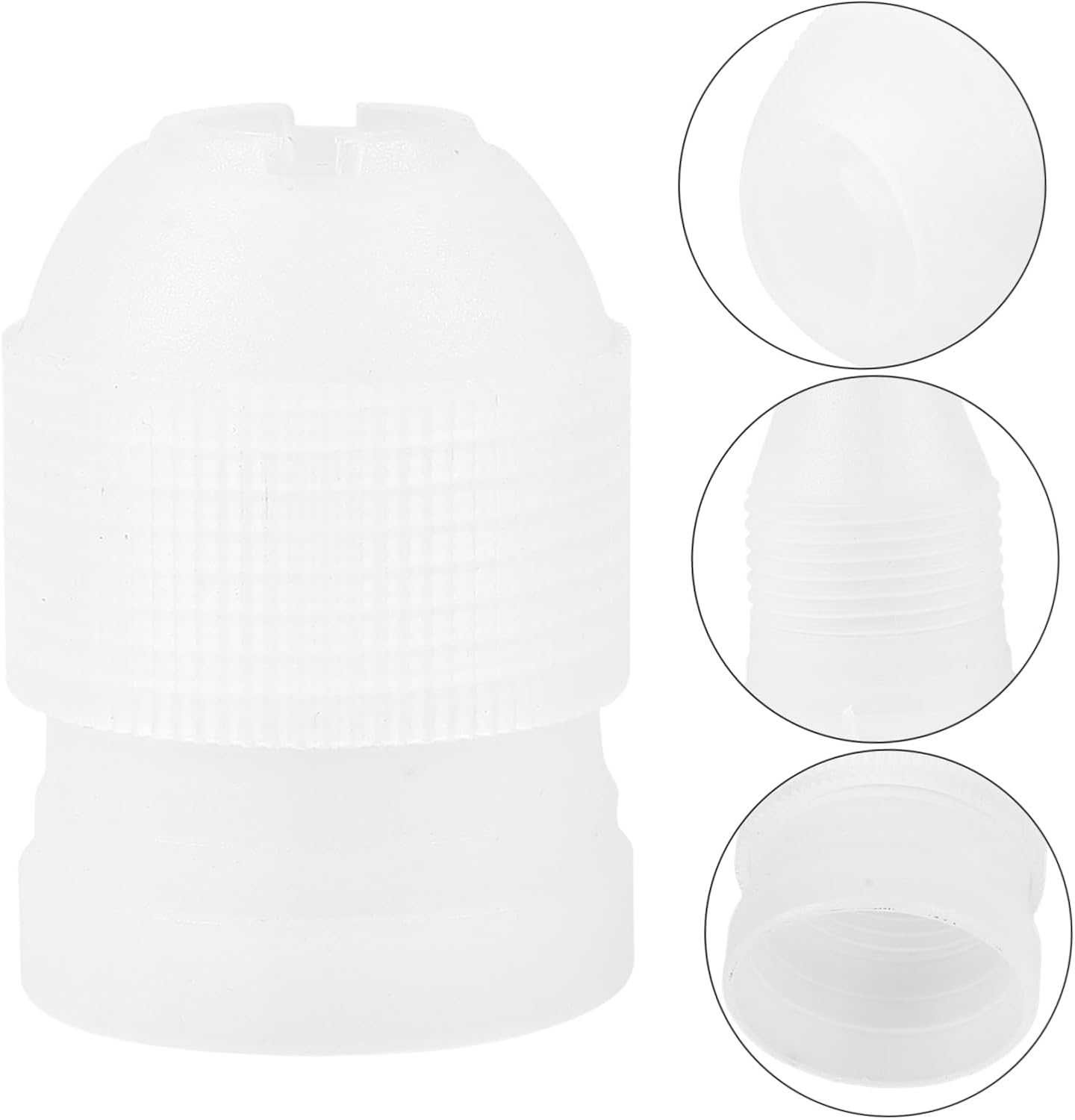 Mikinona 20Pcs Cake Decorating Supplies Piping Couplers Reusable Piping Bag Tip Coupler for Baking Cake Decoration