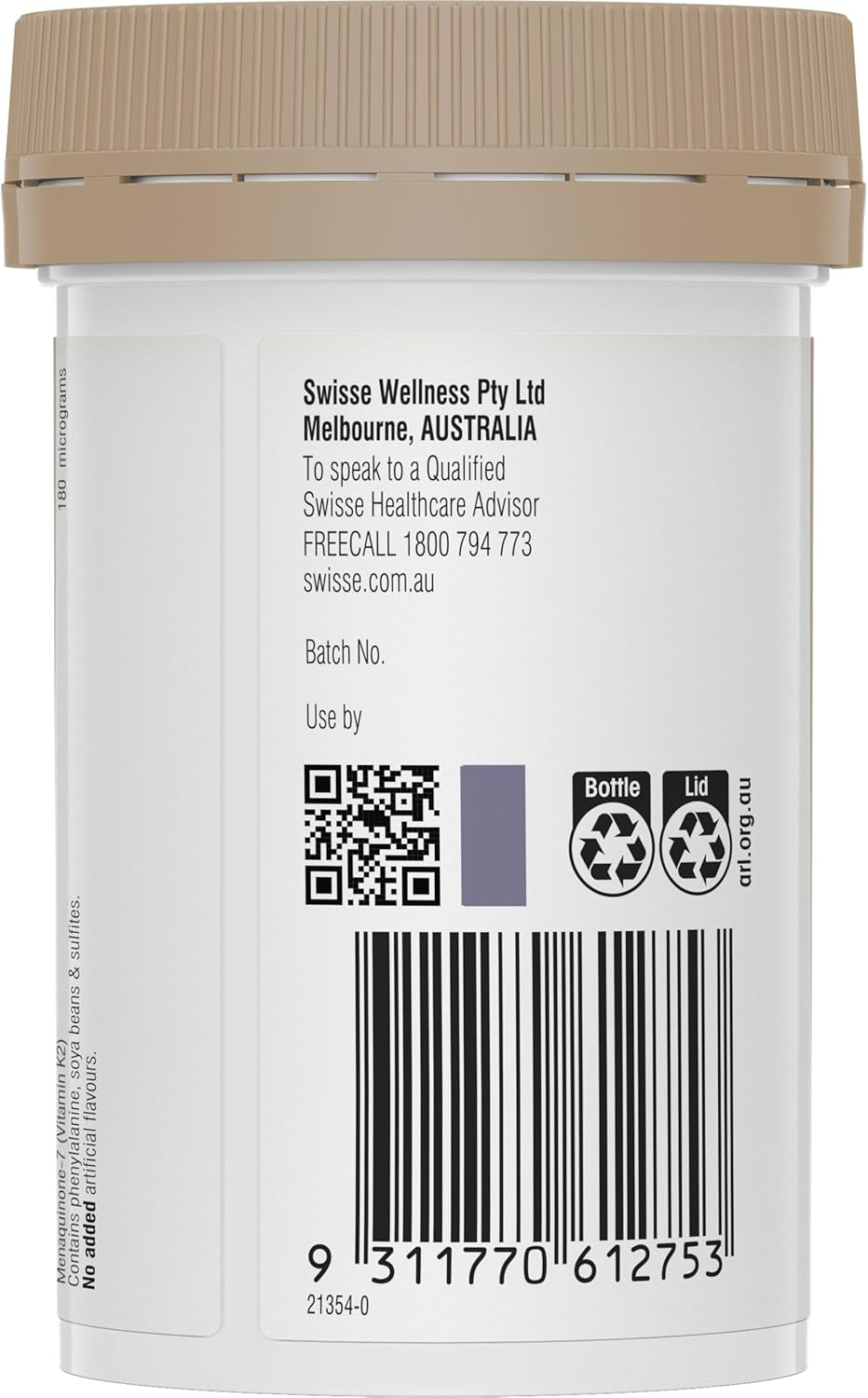 Swisse Ultiboost Vitamin K2 60 Capsules image number 2