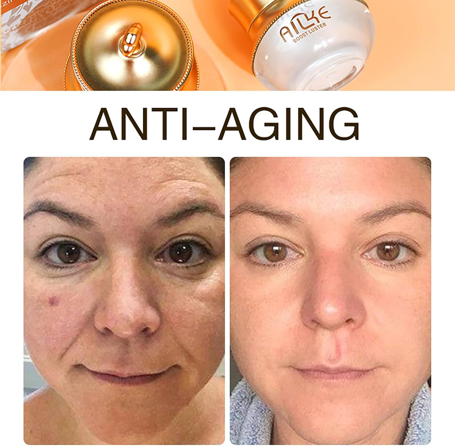 AILKE Anti-Wrinkle & Whitening 5-In-1 Face Care Set, Moisturizing, Hydration, Reduce Fine Lines, Revitalizing Skin with Hyaluronic Acid, Vitamin C,（Gift Set） image number 1