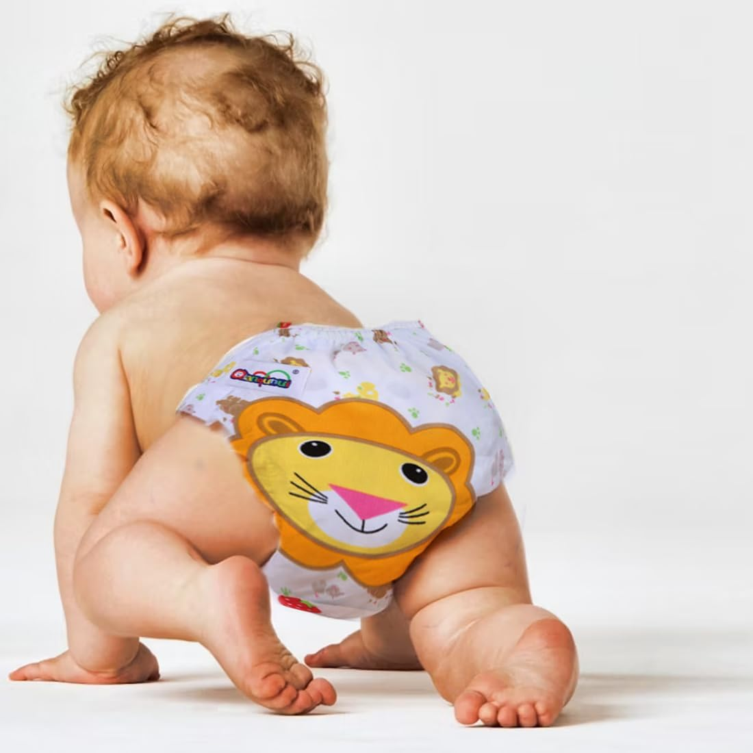 Adorable Reusable Baby Swimming Trunks Girls Swimming Nappy for Toddlers, 0-4 Years image number 4