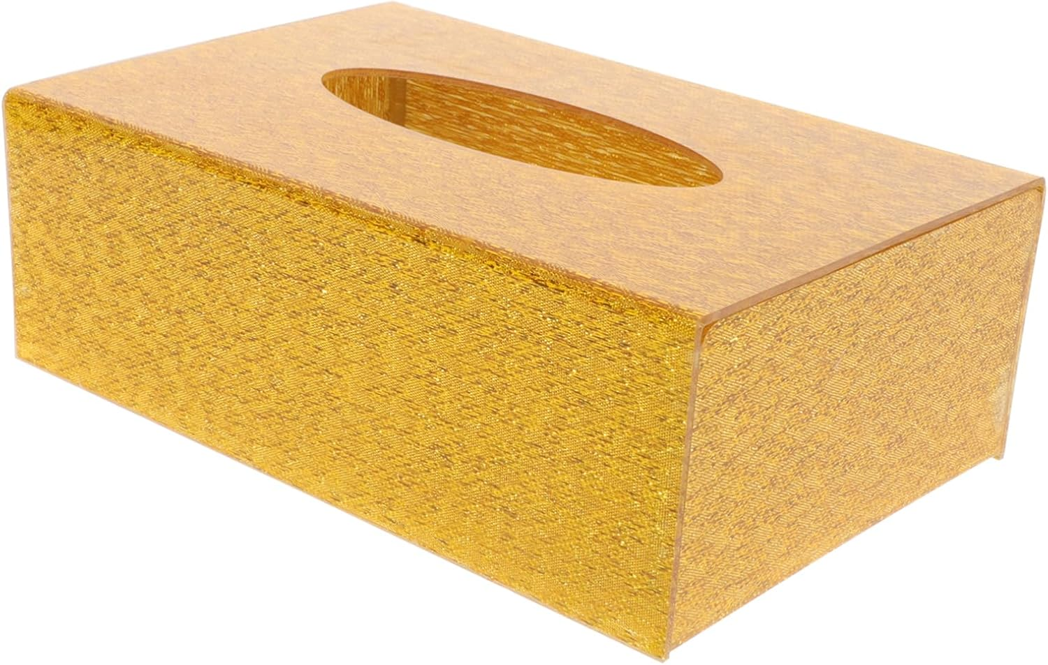 SHOWERORO Tissue Box Holder Tissue Storage Container Acrylic Napkin Case Container Decorative for Restaurant image number 1