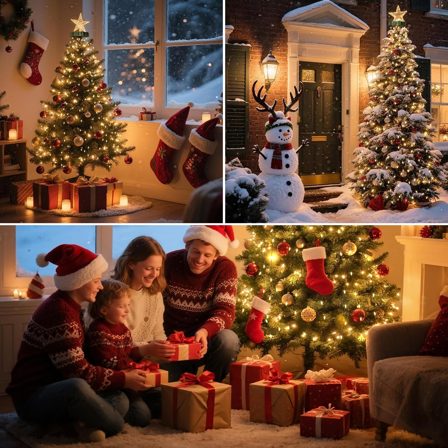 Christmas Lights for Tree, 400 Leds Christmas Tree Lights Indoor with Memory Function & 8 Modes, 2M X 20 Lines Fairy Lights for Christmas Tree Decorations (Warm White) - Warm White image number 5