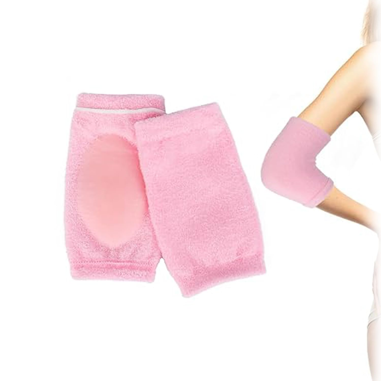 WEZCHUGHAOL Gel Elbow Sleeves, 1 Pair, Moisturising Protection Cover, Breathable Support Brace image number 2