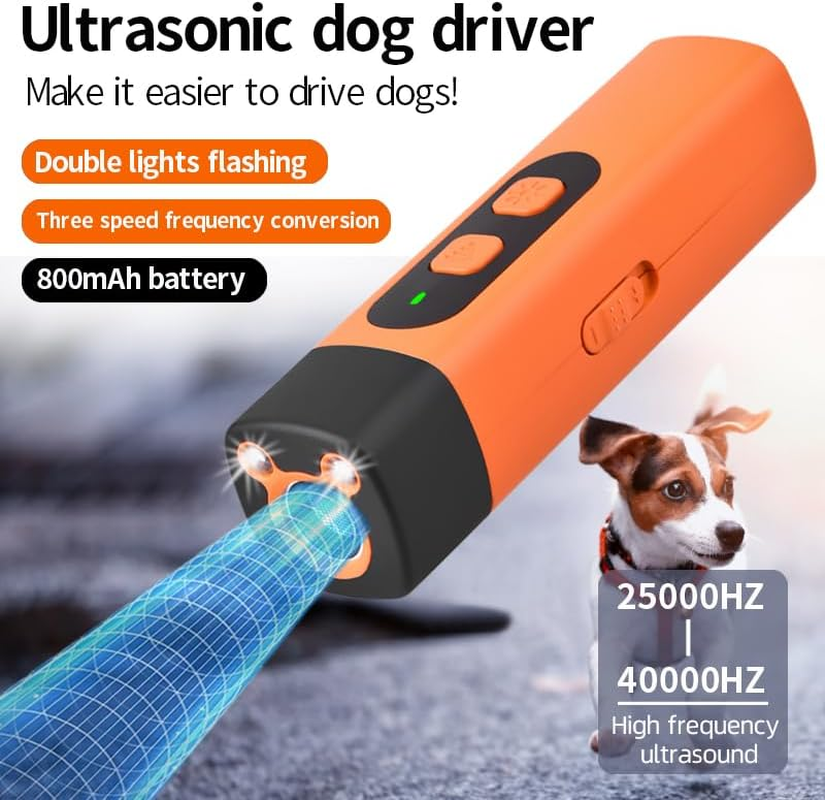 2024 Dog Bark Repeller, Rechargeable Sonic Dog Repeller, 25Khz Safe Sonic Frequency Transmitter, anti Barking Device for Dogs, Training Tool image number 1