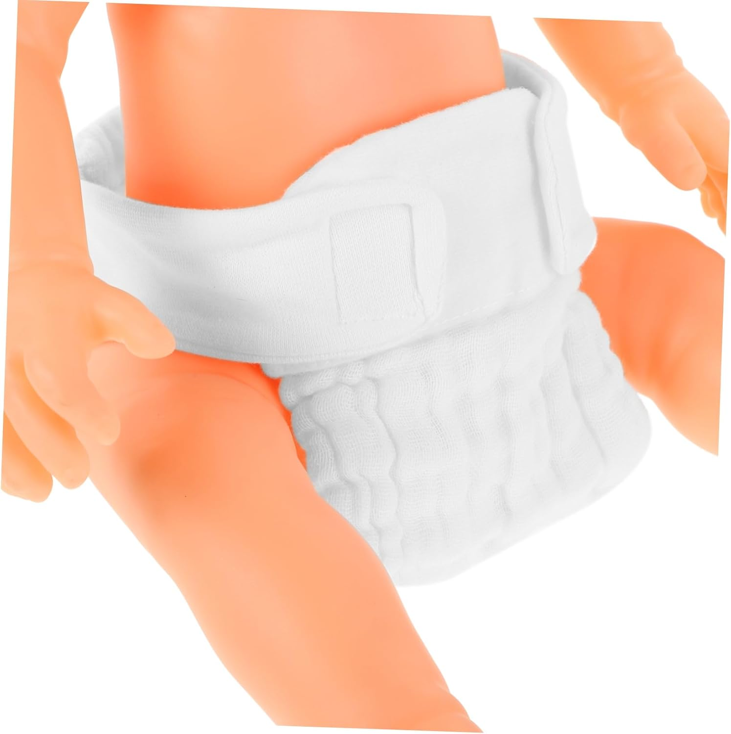 3Pcs Newborn Cotton Diaper Pants Washable Reusable Cloth Diapers for Girls Boys Newborn image number 5