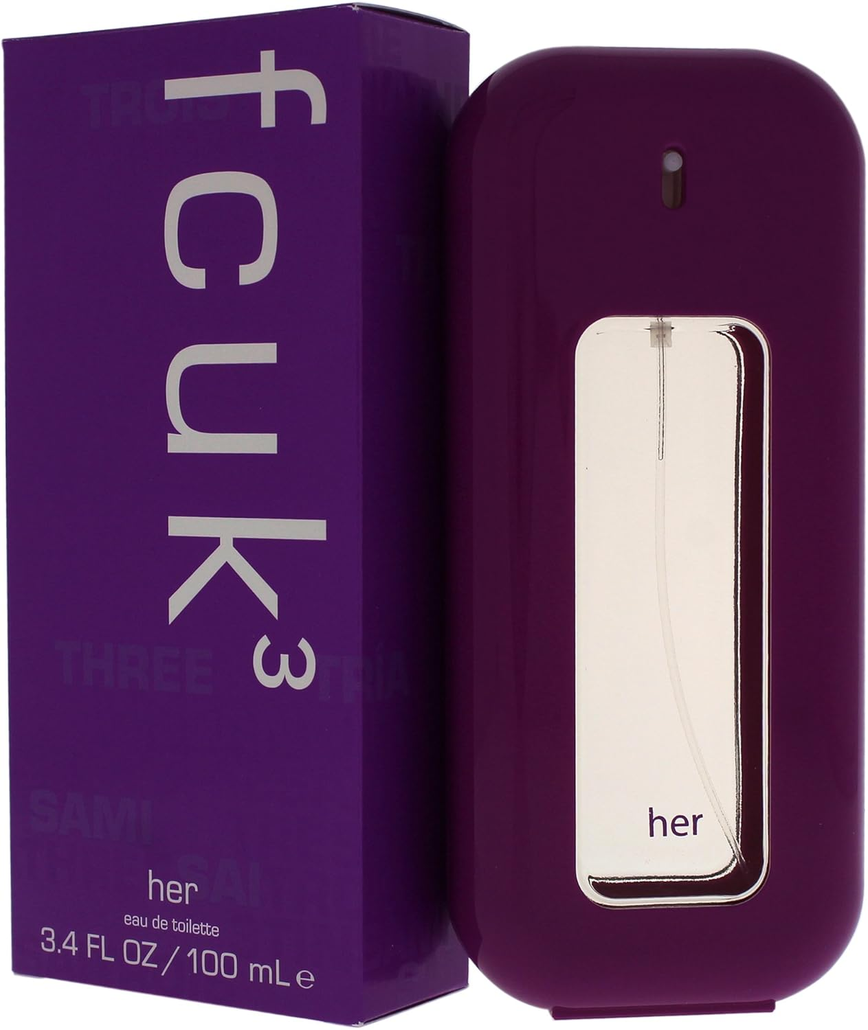 FCUK French Connection Fcuk 3 Uk Eau-De-Toilette Spray, 100Ml