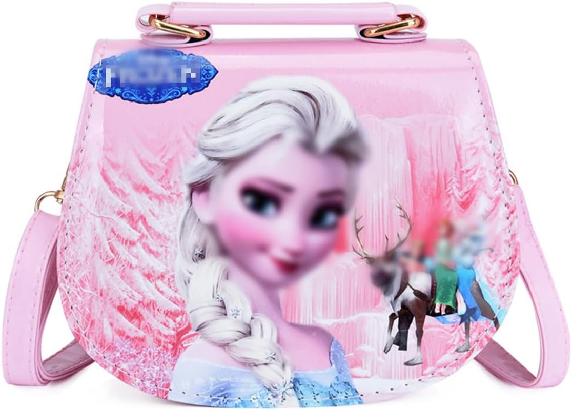 Babioms Children'S Handbag, Frozen Children'S Shoulder Bag, for Girls for Going Out or Travel, Anna and Elsa Shoulder Bag (18 X 15 X 7 Cm) image number 6