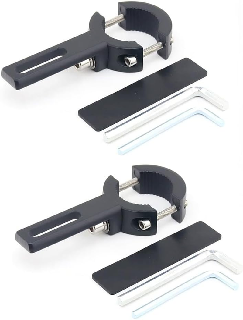 RESFNSE 2Pcs Adjustable Motorcycle Headlight Holder Motorcycle Light Bracket Universal Headlight Spotlight Mount Bracket 20-38MM Easy to Use image number 5