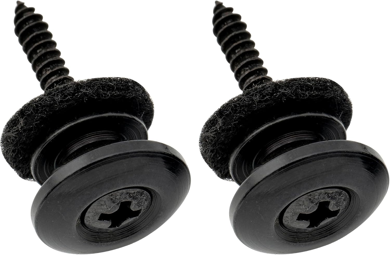 Musiclily Pro 14Mm Steel G-Type Strap Button End Pins for Acoustic Electric Guitar Bass, Black (Set of 2)