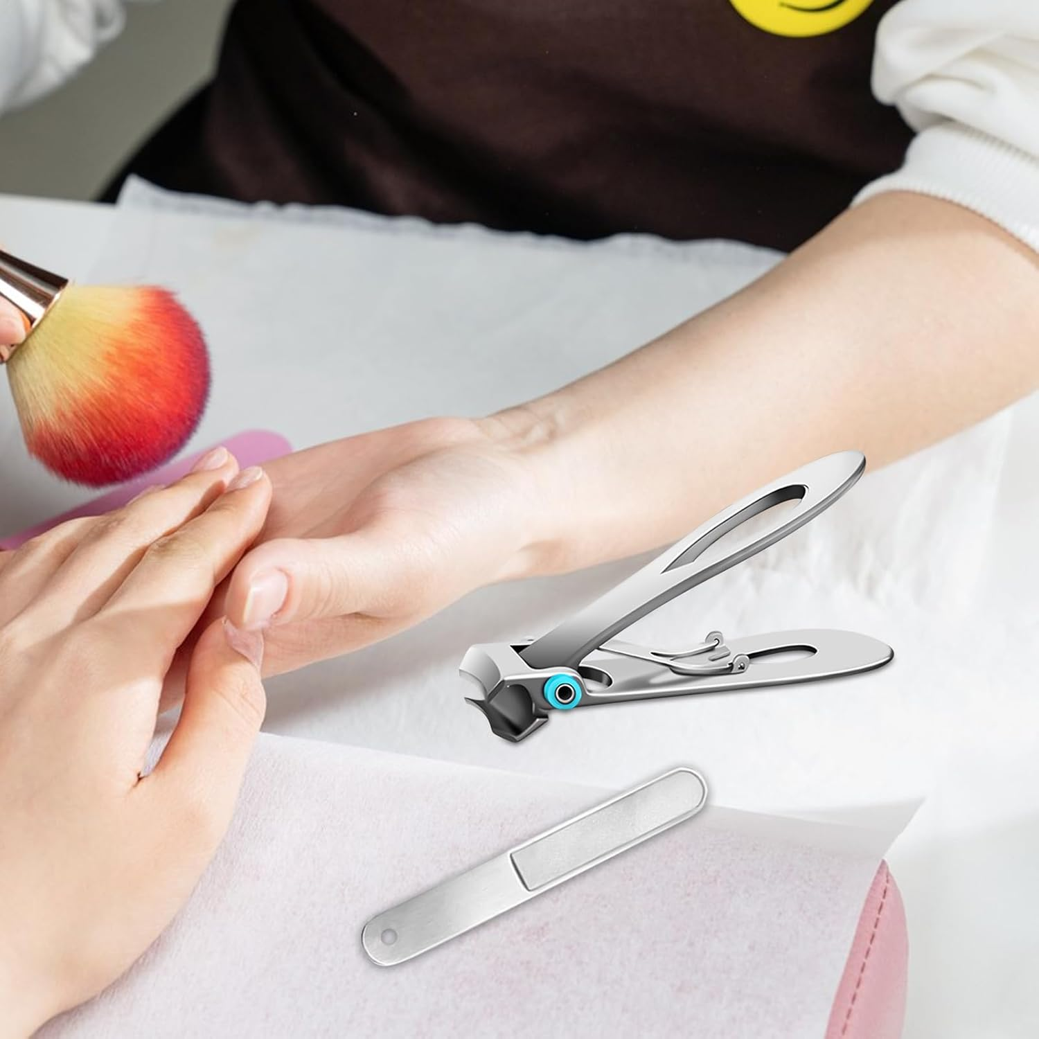 JIEBWCHA Fingernail Trimmer Set,Stainless Steel Fingernail Trimmer for Traveling - Portable Toenail Cutter Kit for Family Friends Daughter Men Wife Teens Youth Husband Women Girls