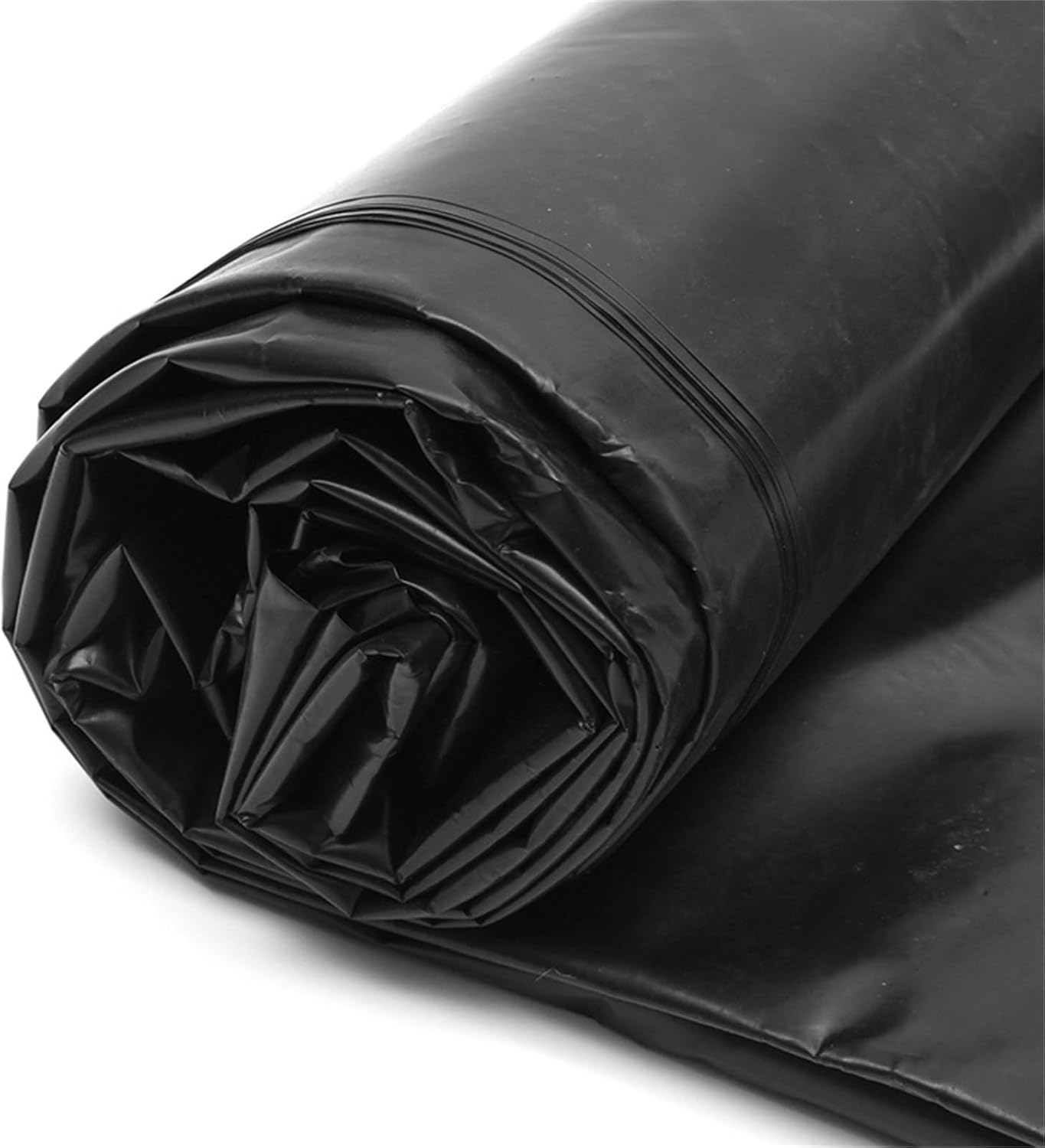 Black HDPE Pond Liner Waterproof Geomembrane for Fish Koi Ponds Roof Leak Protection Reliable (1X1M) image number 2