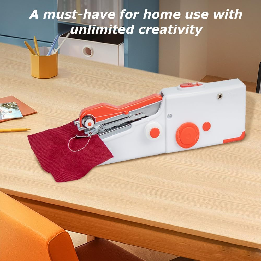 Handheld Sewing Machine,Mini Sewing Machine,Portable Sewing Device,Diy Sewing Machine,Lightweight Easy Operation,For Home Quick Repairing and Stitch Handicrafts image number 3