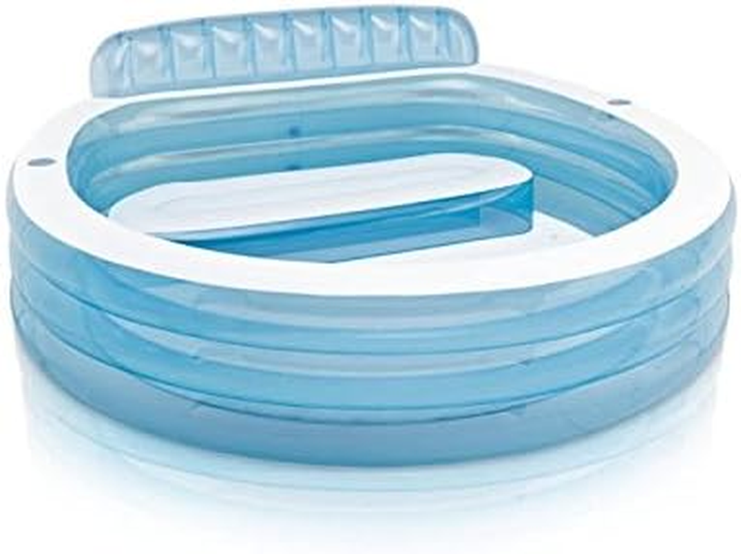 INTEX 57190NP - Swim Center Family Lounge Pool, Ages 6+, Size 2.29Mx2.18Mx79Cm