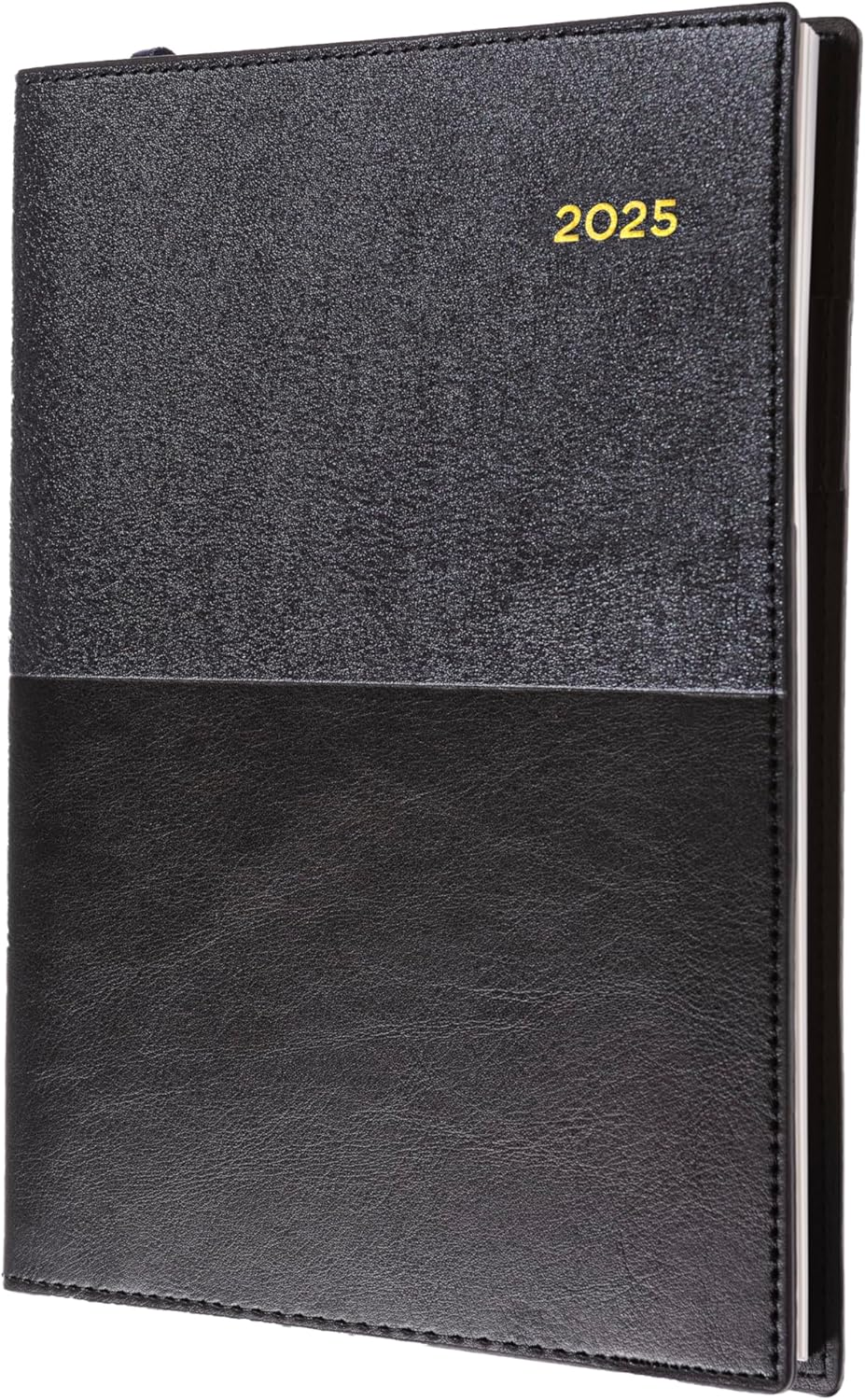 Collins Vanessa - A6 Week to View Calendar Year Diary/Planner - 2025 Black image number 1
