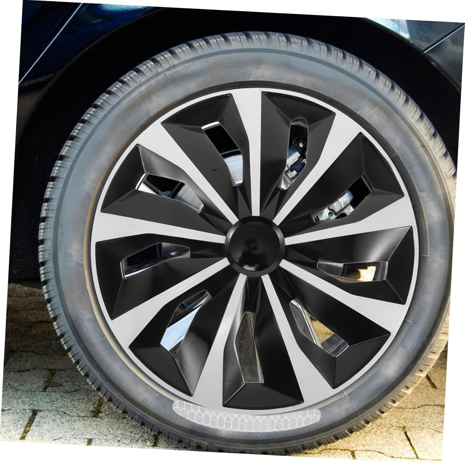 Cabilock Car Hub Cap Wheel Rim Cover Replacement Hubcaps Decorative Tire Covers for Front Wheel Replacement for Car Parts image number 3