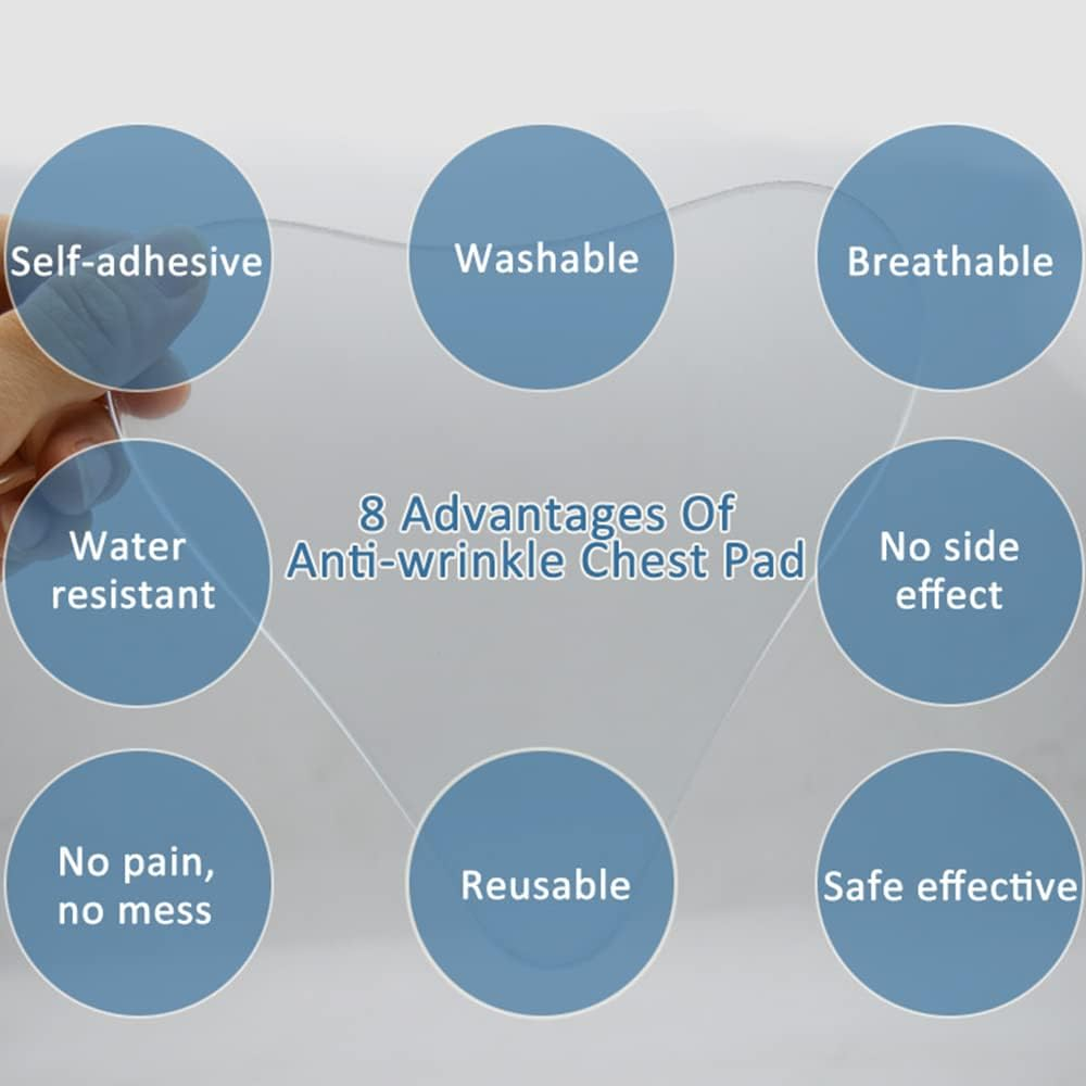 3X Women Chest Silicone Reusable Pads Ladies Female Transparent Anti-Wrinkle image number 4