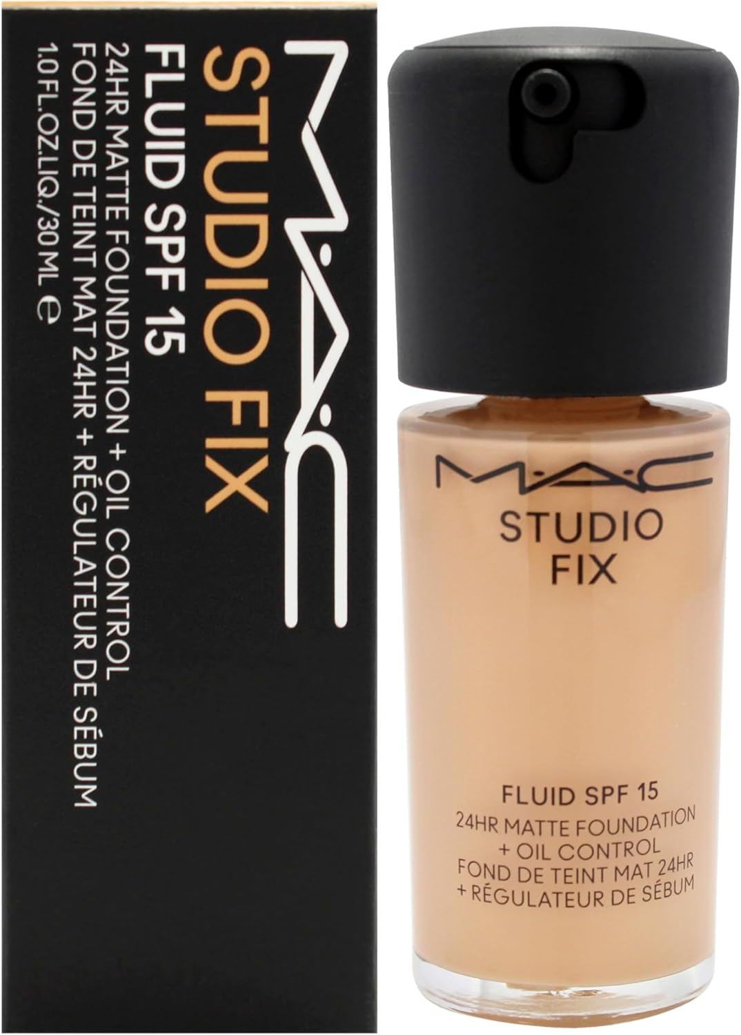 Studio Fix Fluid SPF 15 24Hr Matte Foundation plus Oil Control - NC35 by MAC for Women - 1 Oz Foundation image number 5
