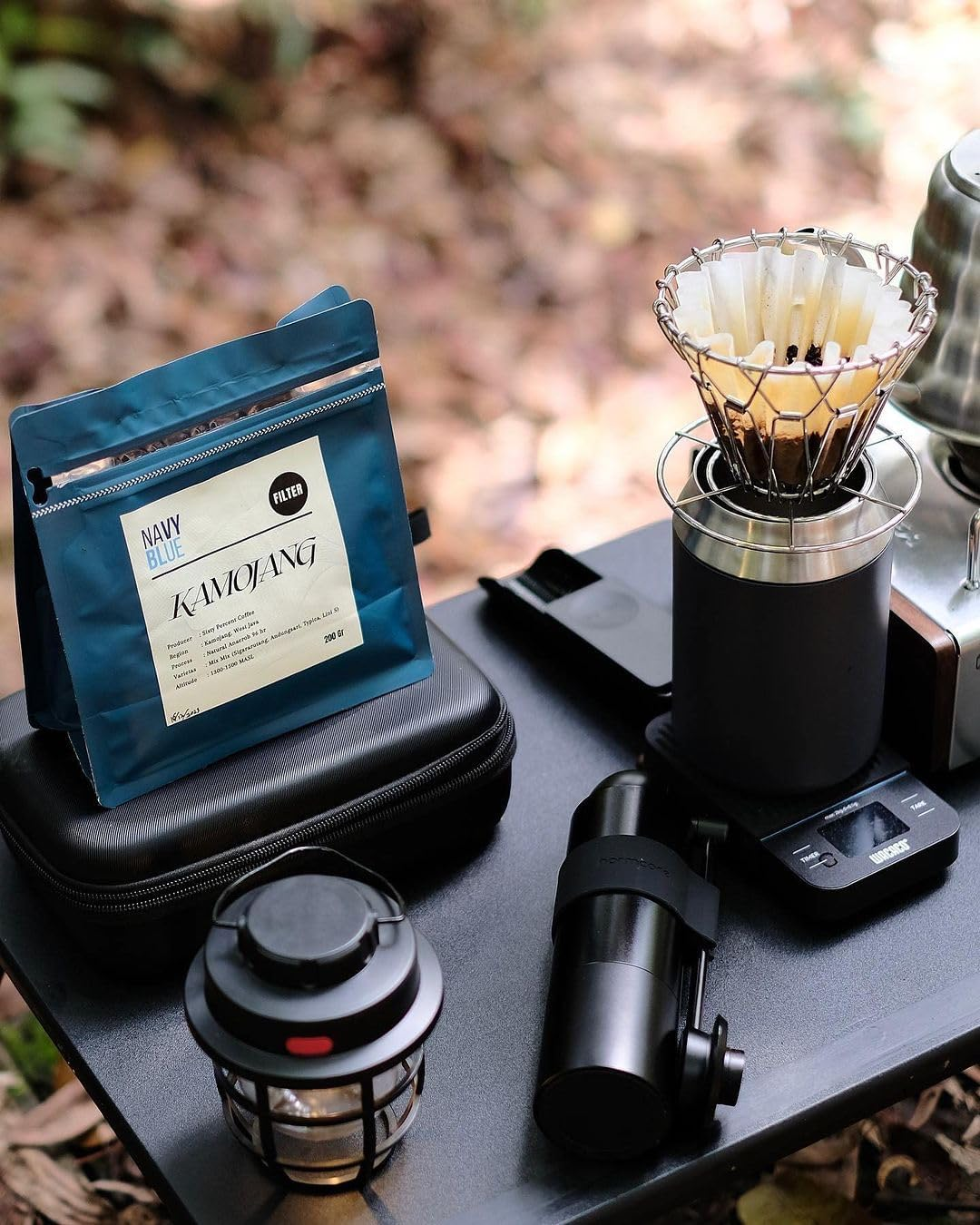 Normcore Manual Coffee Grinder V3, Hand Coffee Grinder with 46Mm Contemporary Conical Burr, Internal Adjustable Setting, Double Bearing Positioning, Portable Coffee Grinder with Carrying Case image number 2