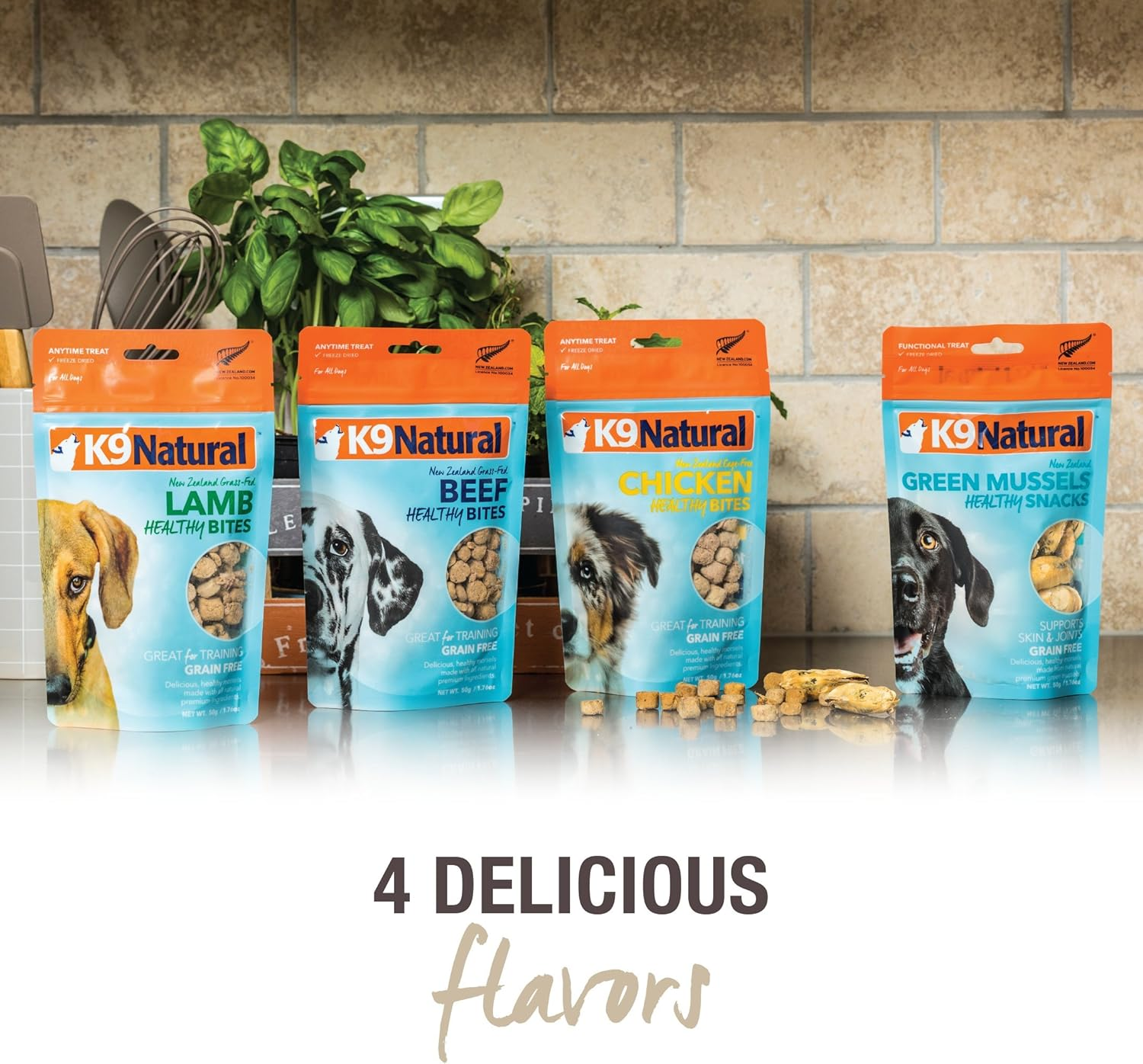 K9 Natural - Grain Free Freeze Dried Dog Treats - Chicken Bites, 50G image number 3