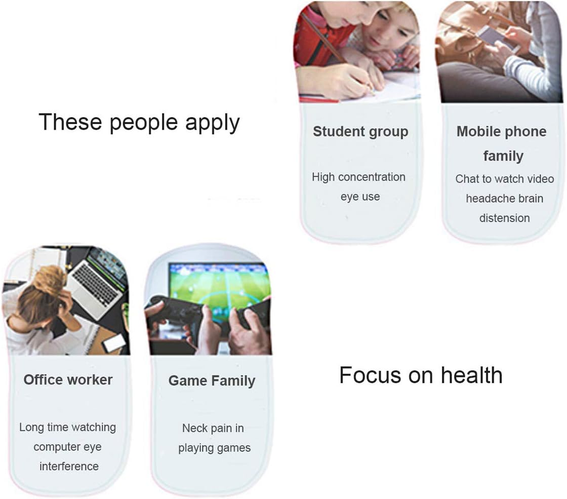 Ruzzut Cooling Gel Eye Mask with Eye Holes, 2 PCS Gel Bead Cold Eye Packs for Puffy Eyes & Swelling, Reusable Hot Cold Therapy Compress Heat Ice Gel Pack, Purple and Pink image number 4