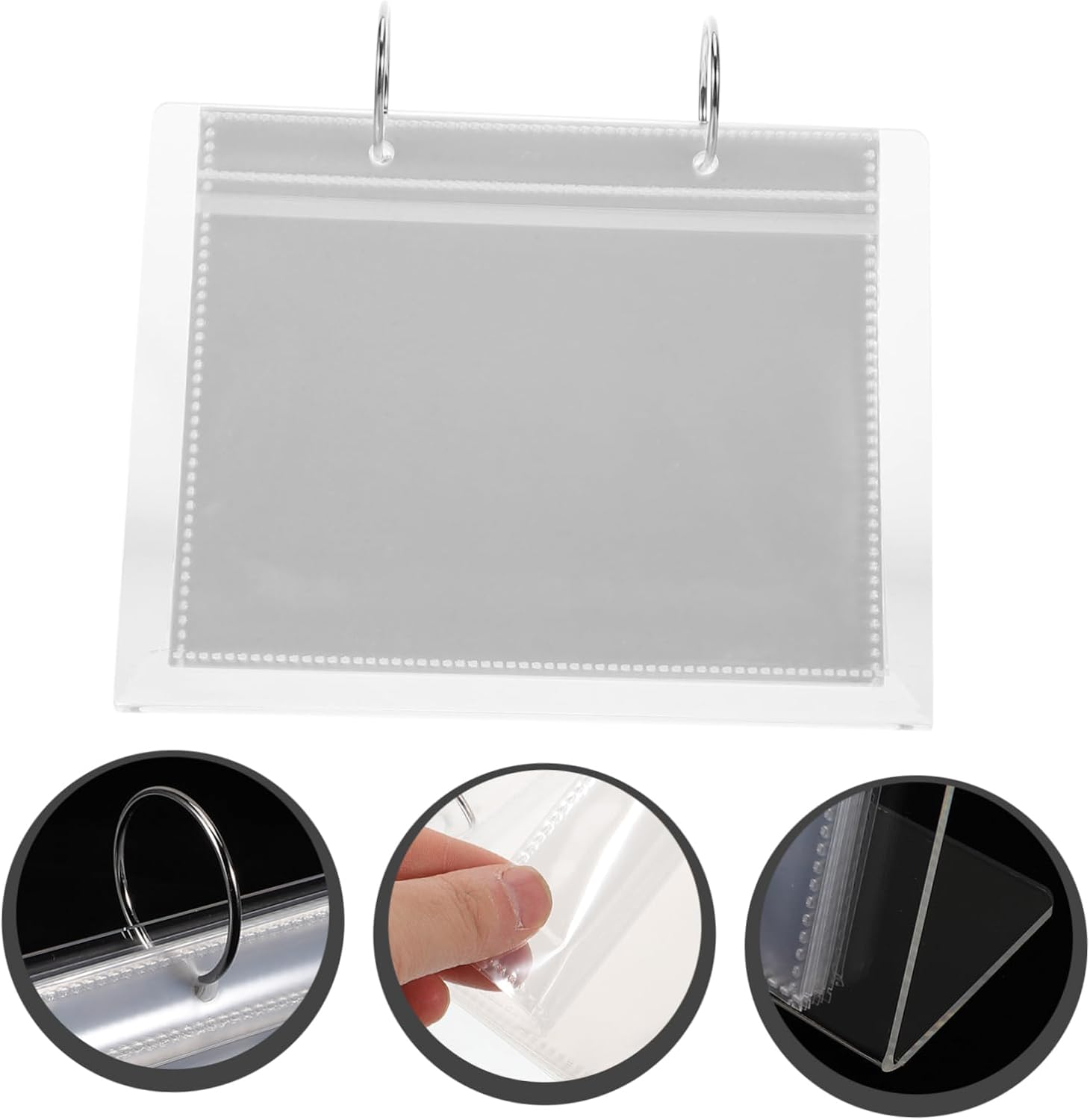 LALADEFIEE Nail Art Storage Book Display Stand Press Nail Display Book for Stickers Sample Cards image number 5