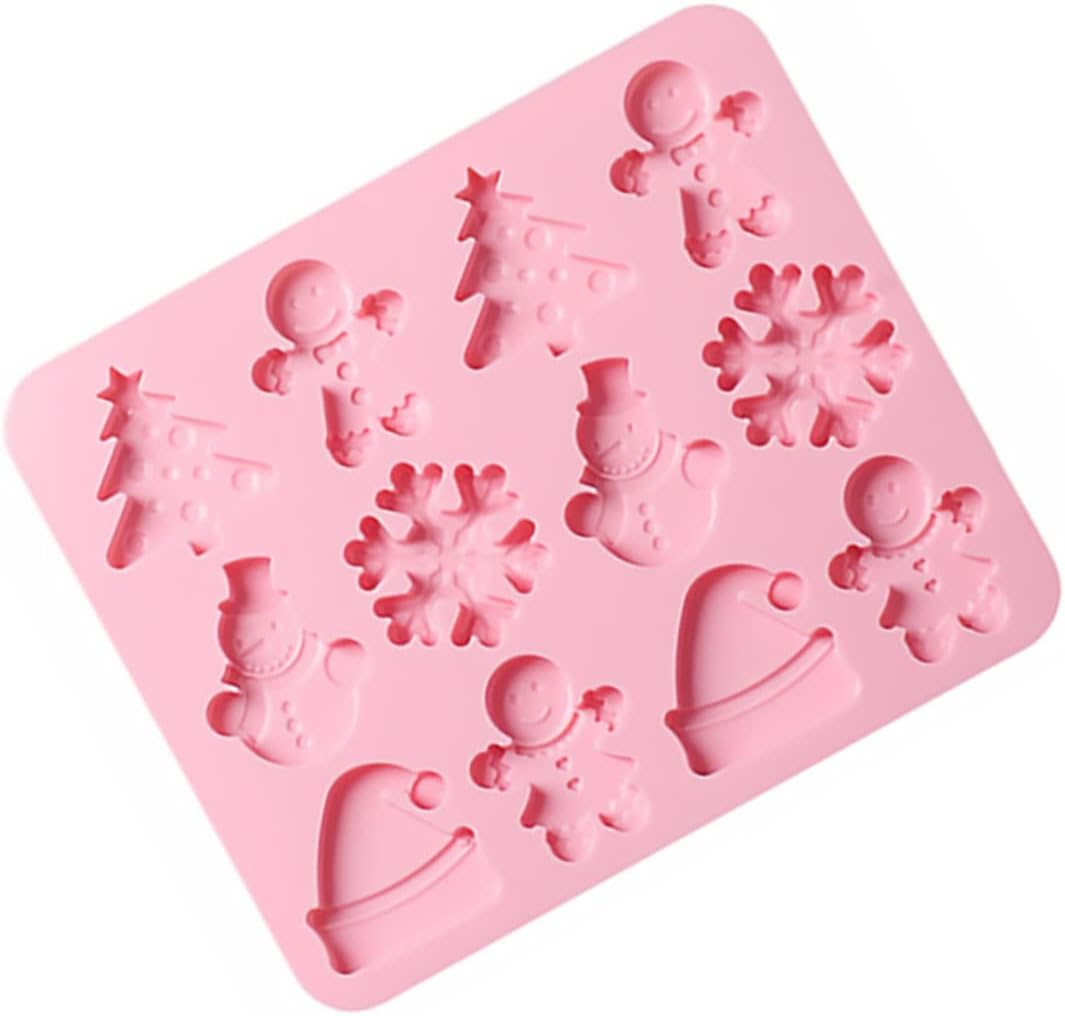 Silicone Mold for Baking Biscuit Mold and Cake DIY Mould for Christmas Silicone Moulds to Create Gingerbread Christmas Decor