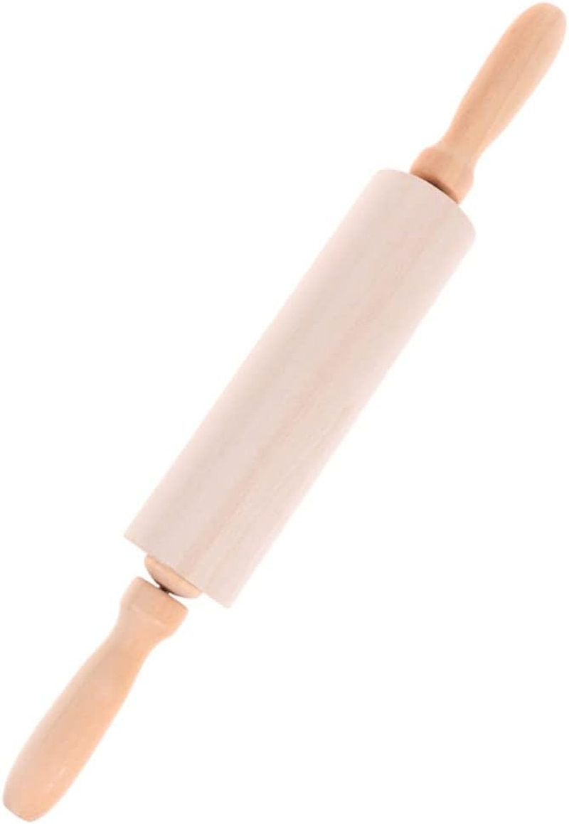 Wooden Christmas Rolling Pin Dough Roller Pin for Baking for Christmas Cookies and Pizza Preparation image number 5