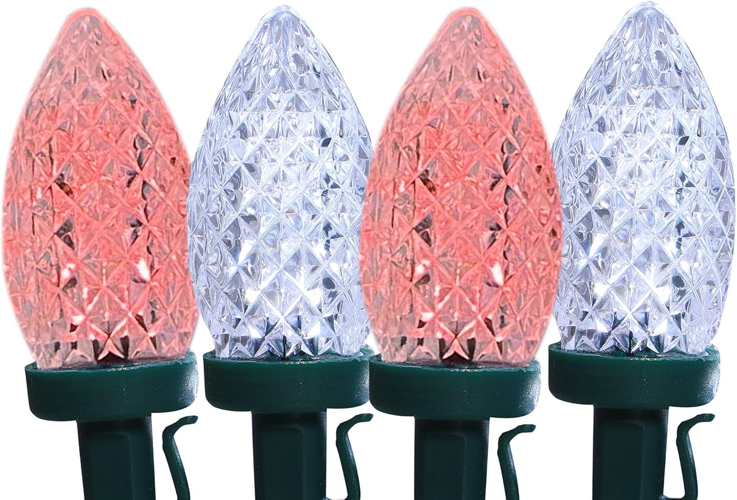 Lexi Lighting 50 Leds Large Pinecone Connectable Fairy Lights String, Candy, 9.8M Light Chain with 8 Functions Mode, Memory Hold, Classic Style for Traditional Xmas D&eacute;cor image number 4