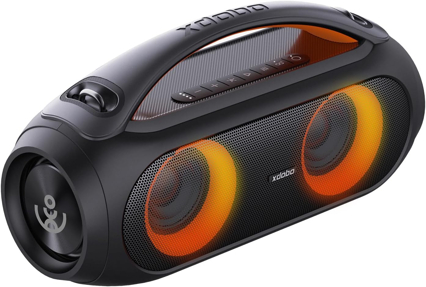 Mingzhe XDOBO Vibe plus Portable Wireless Speaker with BT5.0 Technology IPX5 Waterproof 80W Speakers Series Stereo Scene Hifi Sound AUX USB Flash Drive Long Playtime Portable Perfect for Party image number 1