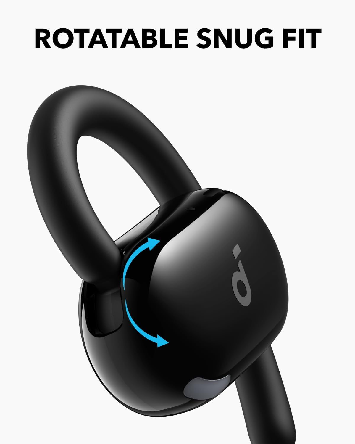 Soundcore V20I by Anker Open-Ear Headphones, Adjustable Ear Hooks, Ultra-Comfort, Snug Fit, Powerful Sound, Clear Calls, IP55, LED Lights, 36H Playtime, Bluetooth 5.4 Earbuds, Multipoint Connection image number 1