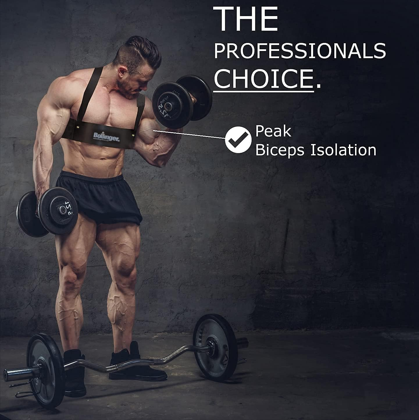 Sports Arm Blaster for Biceps & Triceps Dumbbells & Barbells Curls Muscle Builder Bicep Isolator for Big Arms Bodybuilding & Weight Lifting Support for Strength & Muscle image number 1