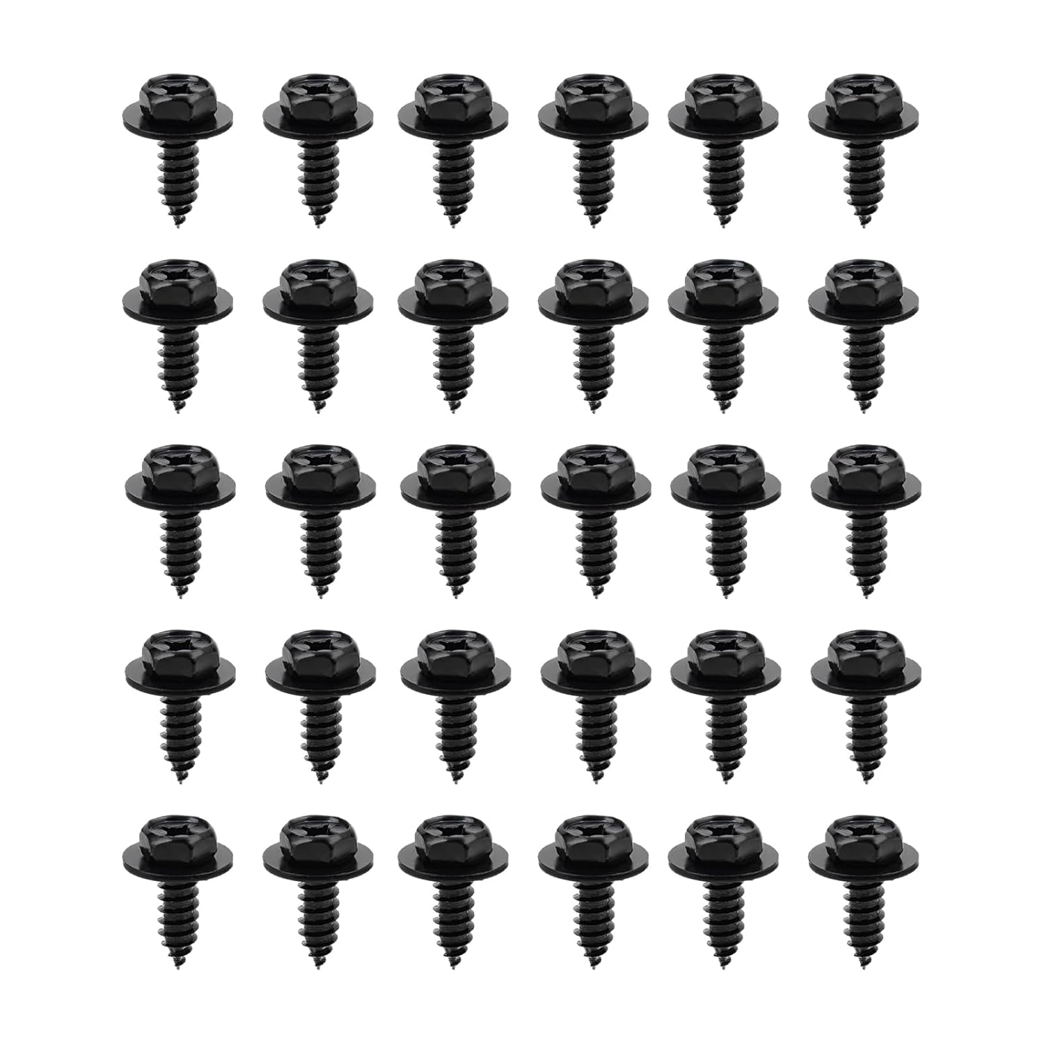 20 PCS Car Fender Liner Screw Bolt, Automotive Bumper Mud Flaps Wheel Wells Screws Bolts 90159-60498 Compatible with Tacoma, Tundra, Highlander, RAV4, Prius, Es300H, GS350
