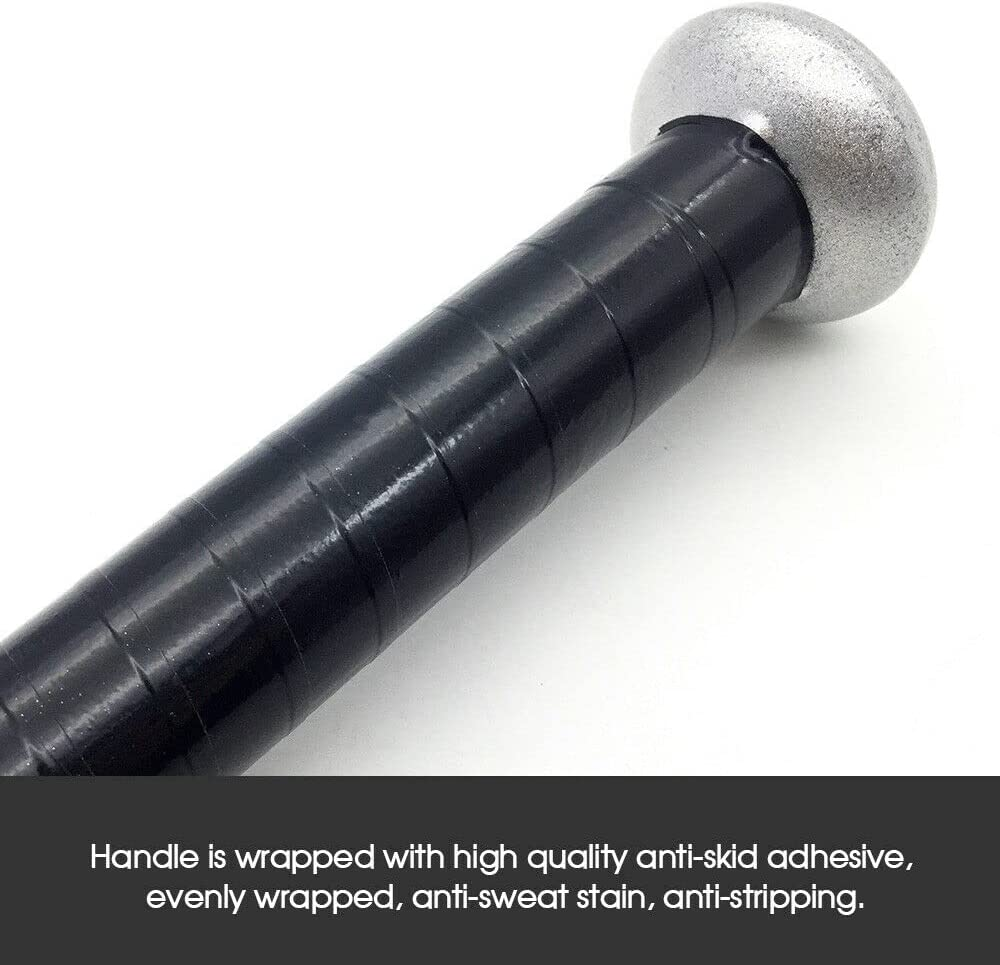 25Inch 63Cm Steel Alloy Silver Baseball Bat Racket Softball Outdoor Sports image number 1