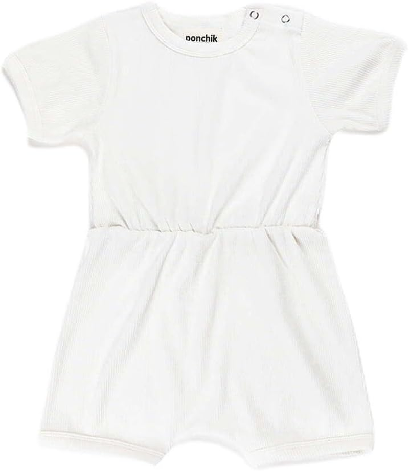 Ponchik Babies Cotton Ribbed Romper
