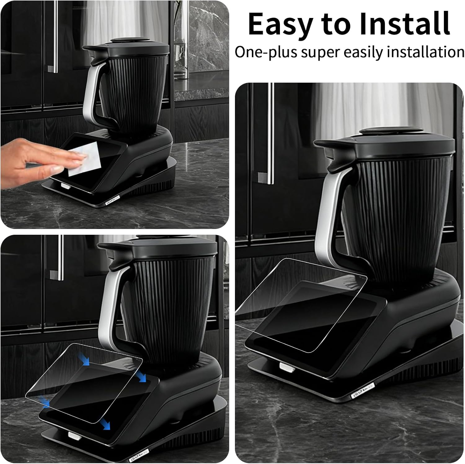 Funrae Screen Protector Compatible with Vorwerk Thermomix TM7 for Tempered Glass, [Pack of 2] 9H Hardness Screen Protector, 0.33 Mm Ultra Clear Film, Anti-Scratch Protective Glass, Anti-Bubble Film image number 7