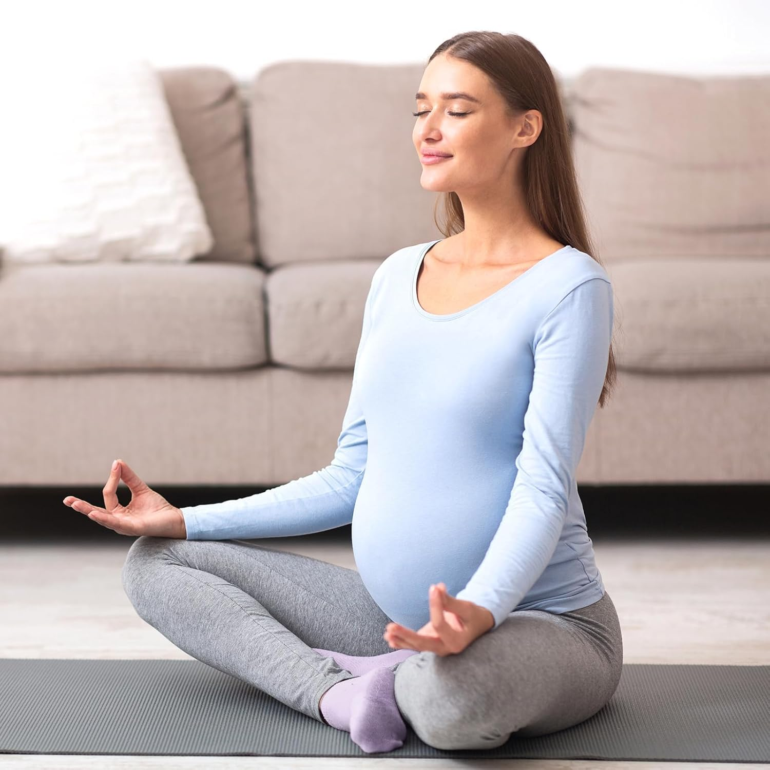 Quokkachic 5 Pairs Pilates Yoga Grip Socks, Women Non Slip Grip Socks for Hospital, Dance, Yoga, Size UK 4-7 image number 2