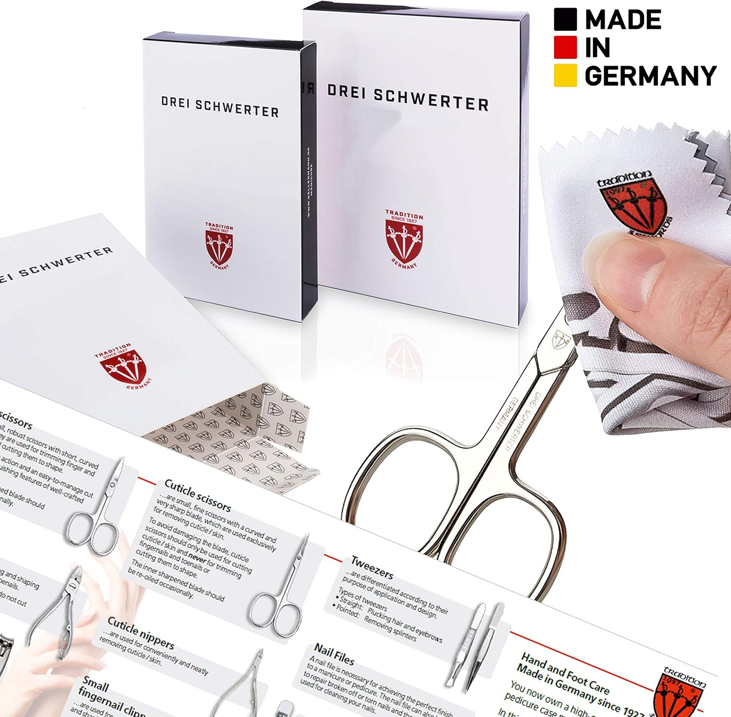 3 Swords Germany Manicure Pedicure Set, Made in Germany/Solingen image number 6