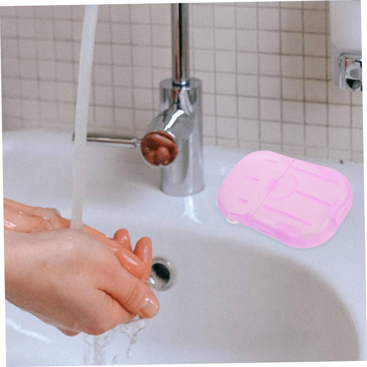 JOINPAYA 15 Boxes Portable Travel Soap Sheets Lightweight and Compact Hand Wash Soap Slices for Outdoor Use Safe and Reliable Material for Hotels Malls and Travel