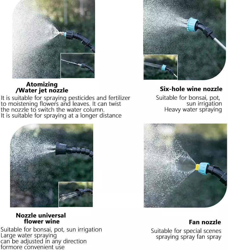 5L Electric Portable Garden Sprayer, Battery Sprayer with Adjustable Mist Nozzles, Electric Pump Sprayers in Lawn Yard and Garden,Pressure Weed Killer Sprayer image number 3