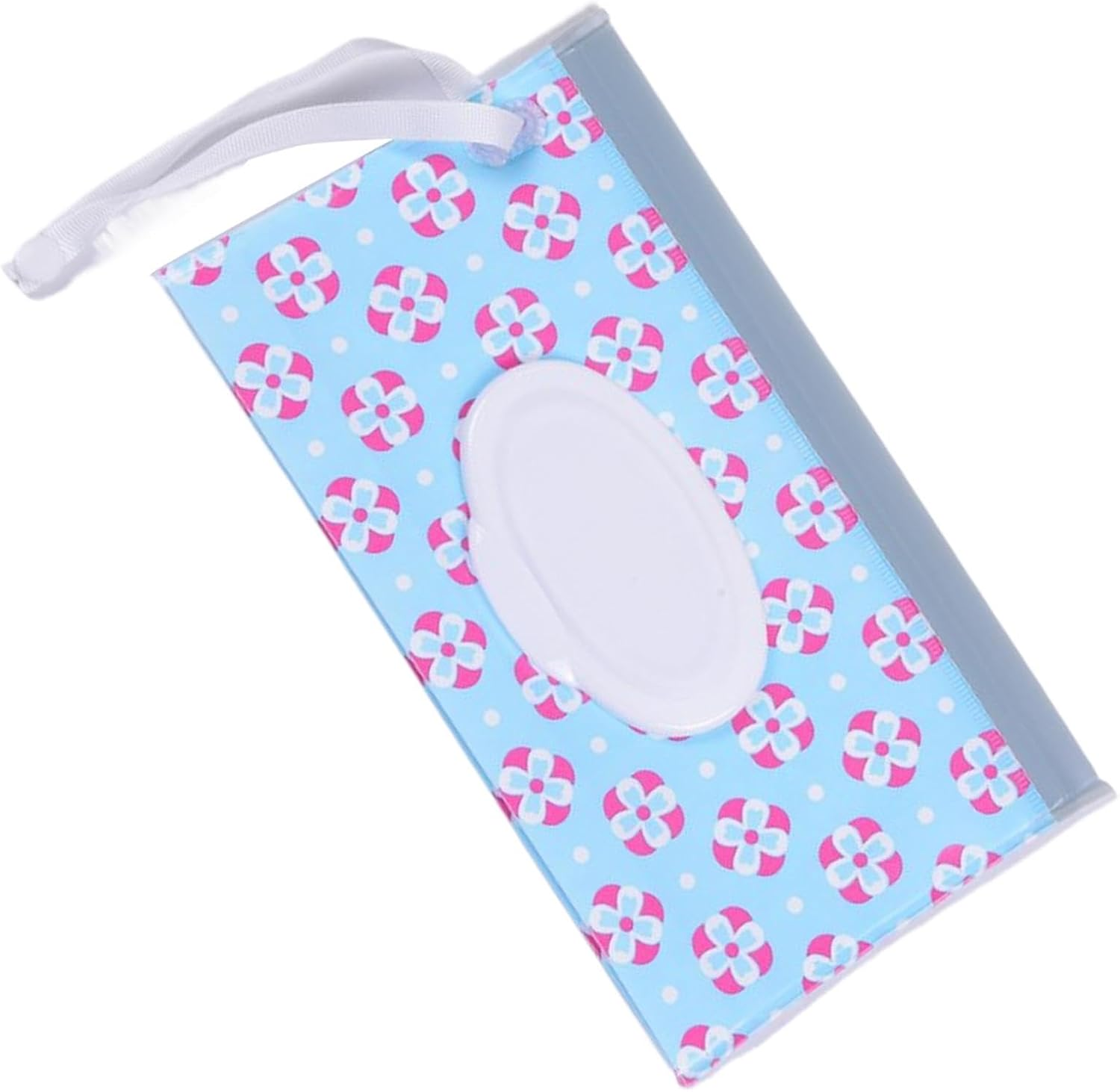 Baby Wipe Holder - Wipe Holder for Diaper Water Resistant | Reusable Wipes Pouch Wipe Holder with Wrist Strap for Stroller Vehicle Shopping