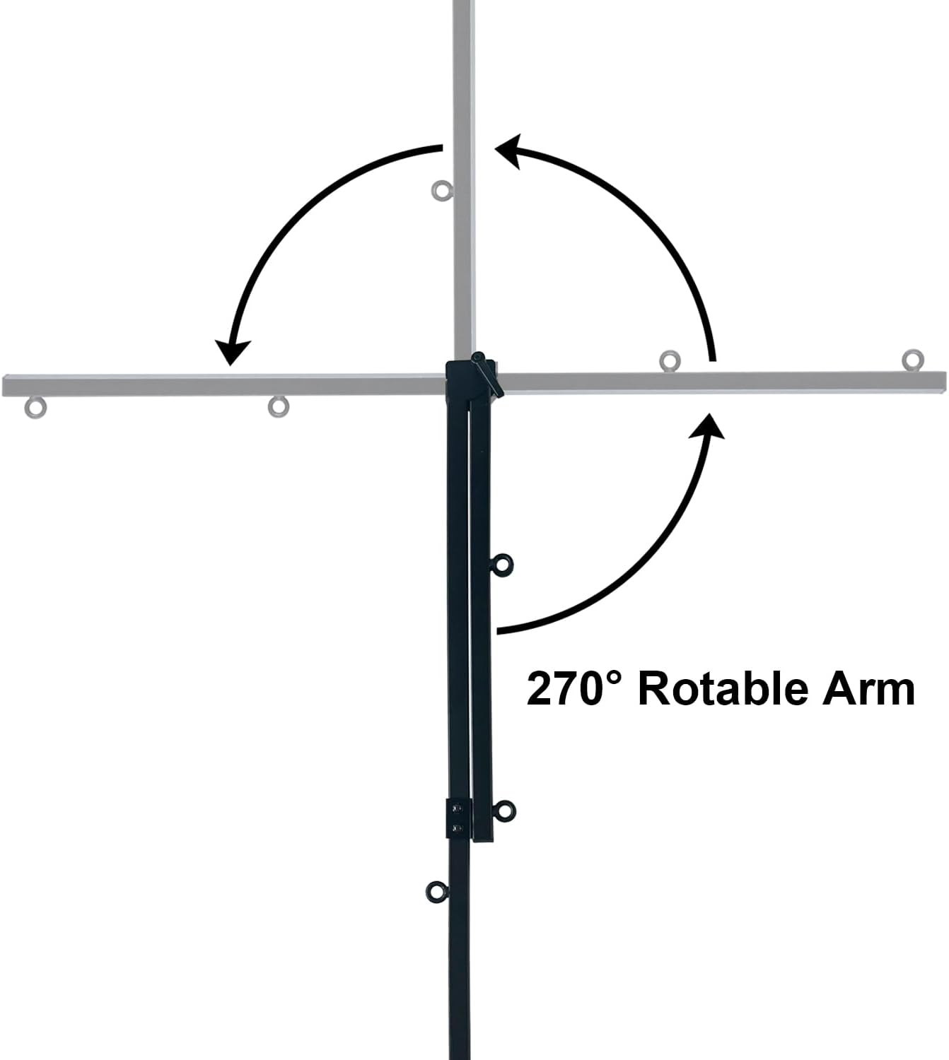 SHELANDY Pet Grooming Arm with Clamp for Large and Small Dogs - 35 Inch Height Adjustable and Free Two No Sit Haunch Holder,Black image number 5