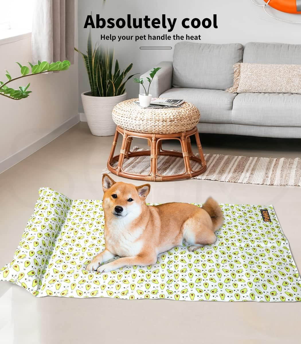 Pawz Pet Cooling Mat Cat Dog Gel Non-Toxic Bed Pillow Sofa Self-Cool Summer S, Self-Cooling Mat, Comfortable Pillow, Premium PVC Fabric, Double Stitched Edges, Hassle-Free Cleaning image number 7