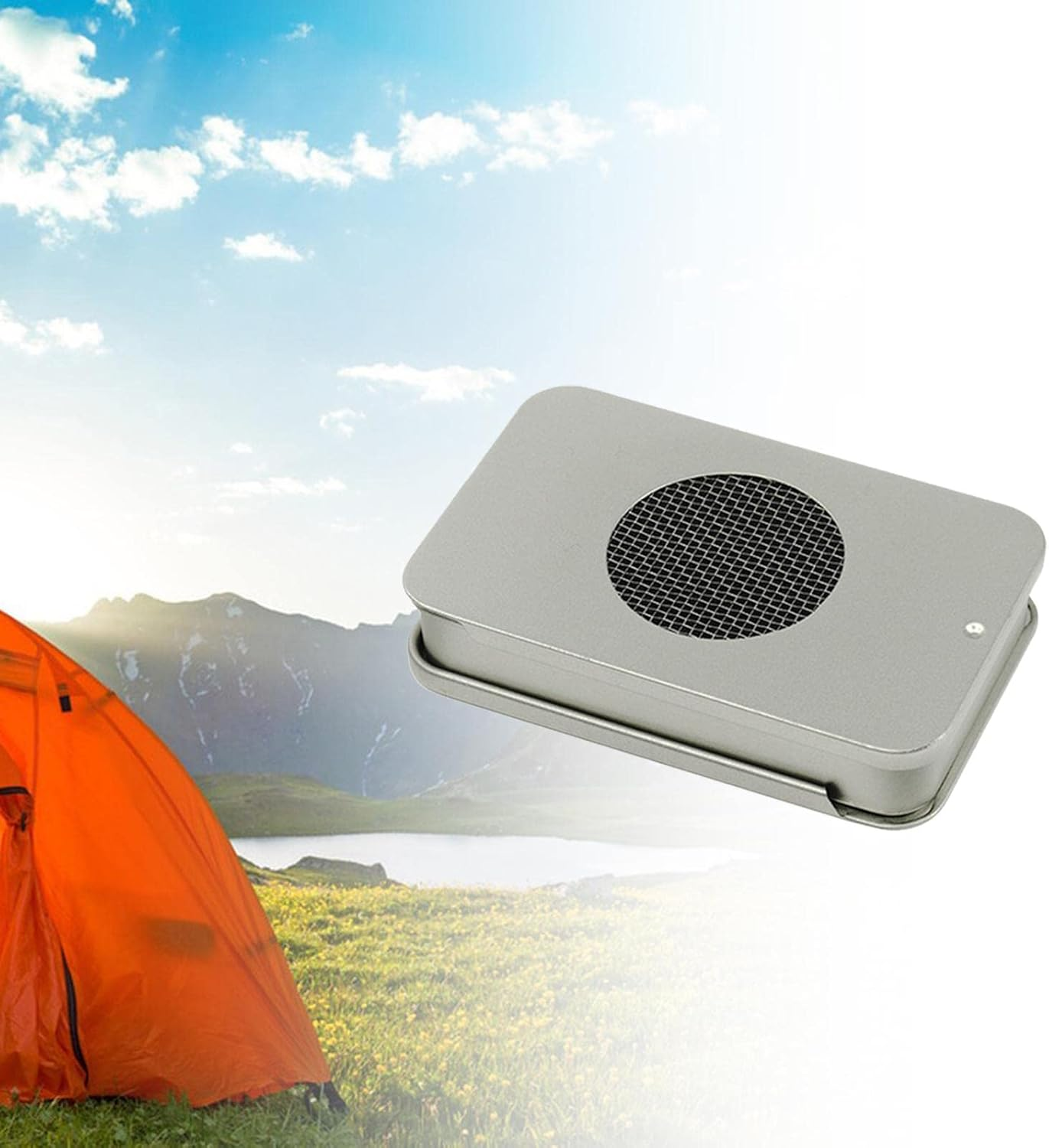 Eigell Alcohol Camping Stoves Portable Backpack Heating Pocket Lightweight DIY Camp Stoves Burning Stoves for Picnic Traveling Barbecue Camping BBQ image number 3