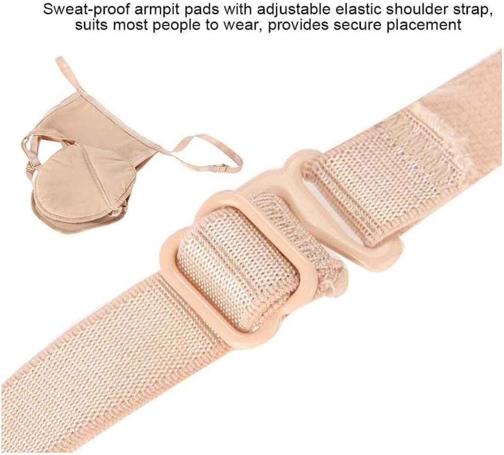 Ysswjzz Sweat Guards for Women Underarm Sweat Absorbent Bra Pads,3Pcs Reusable Cotton Armpit Durable Anti-Sweat and Anti-Odor image number 4