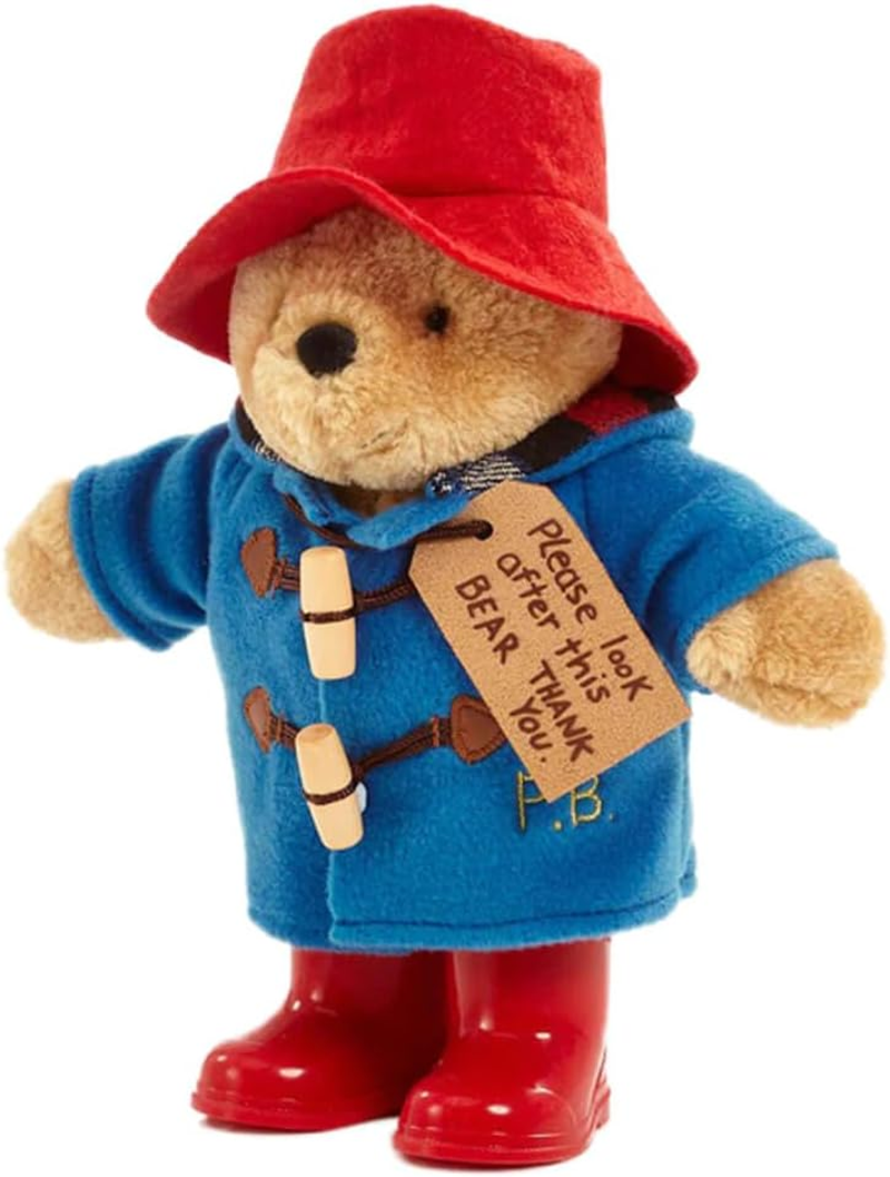 Paddington Bear PA1489 Paddington with Boots & Embroidered Jacket Medium,Gold,Red image number 2