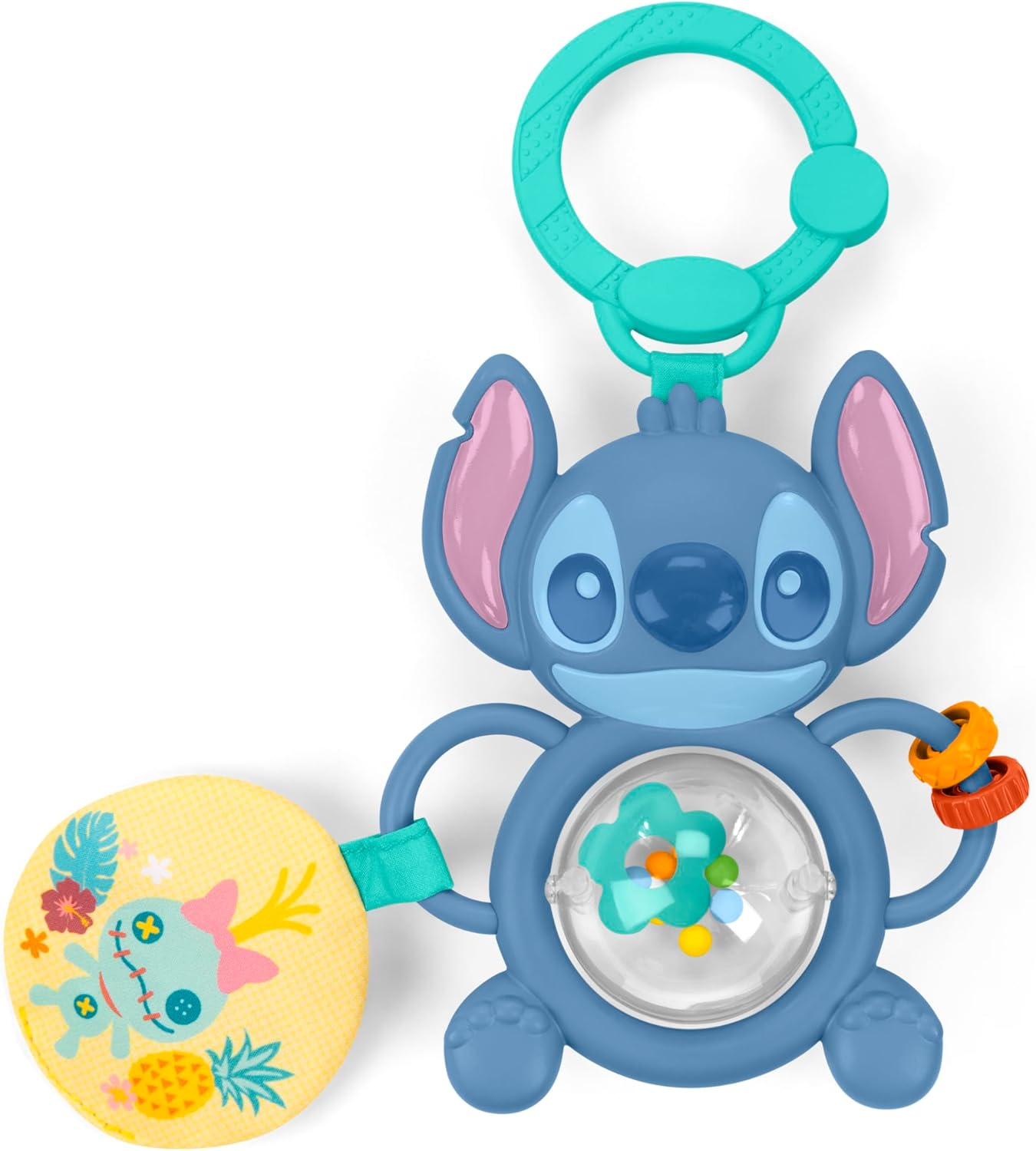 Disney Baby Winnie the Pooh Busy Bear Activity Toy by Bright Starts, Unisex Stroller Toy, Newborns & Up
