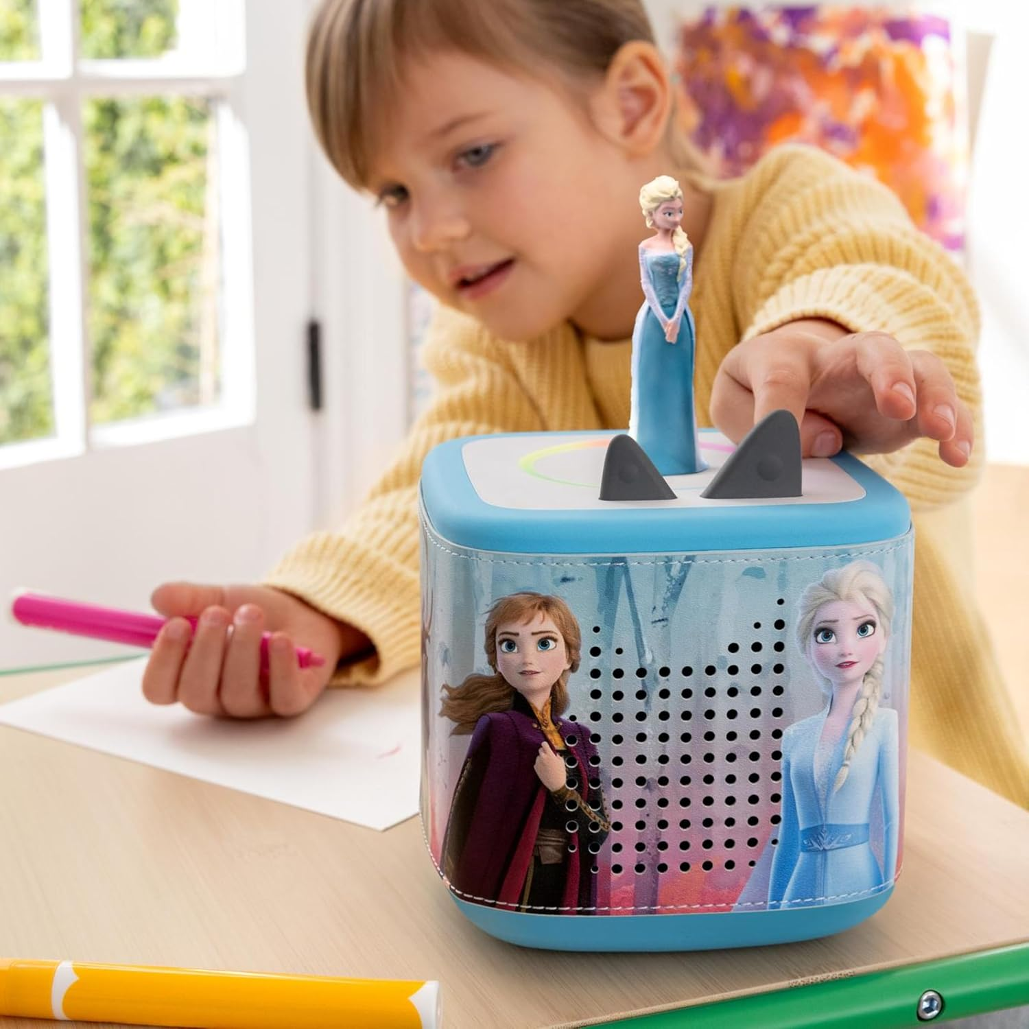 Tonies Elsa Figurine from Disney'S Frozen - Includes 1 Story and 4 Songs for Toniebox Screen-Free Audio Player - Ages 3 and Up image number 1